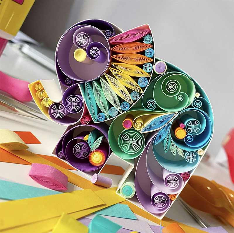 Quilling Flowers by Sena Runa 